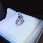 1 Carat Moissanite 925 Sterling Silver Ring - Analia's Boutiques