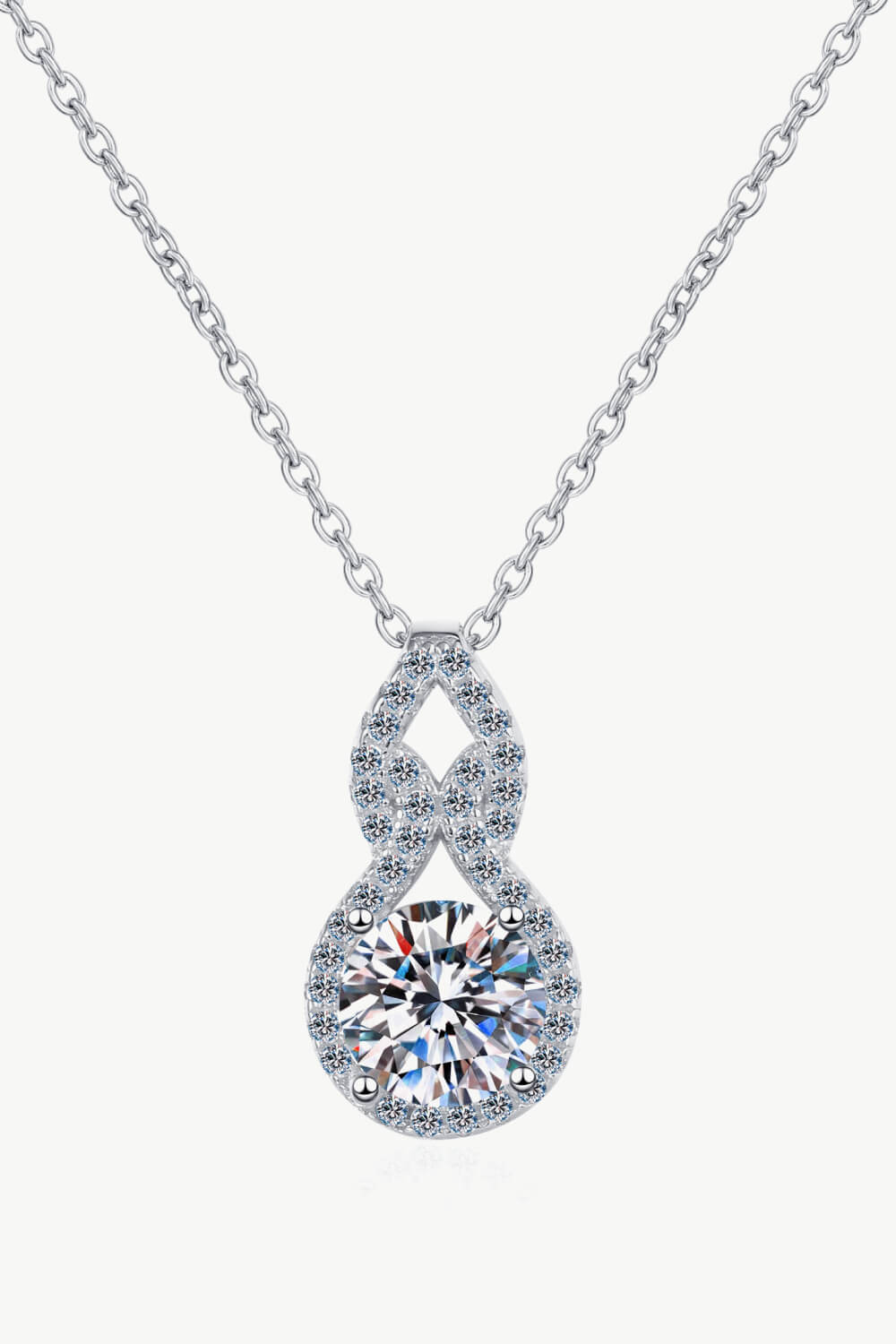 1 Carat Moissanite Pendant Necklace - Analia's Boutiques