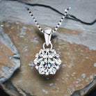 1 Carat Moissanite Pendant Platinum - Plated Necklace - Analia's Boutiques